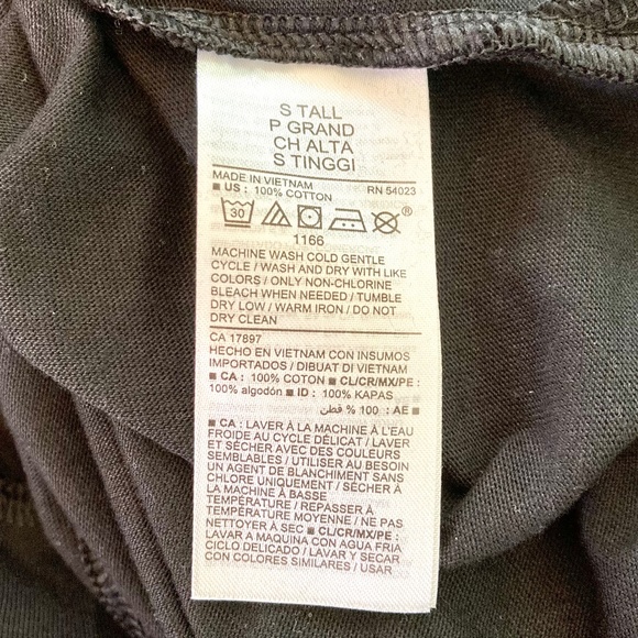 Old Navy women’s size small tall NWT never worn long black sleeveless dress - Picture 7 of 7